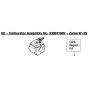 Carburetor for Husqvarna 137