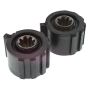 Carbon Brush Set for Bosch GBH 36 V-Li, GBH 36 VF-Li Rotary Hammers - OEM No. 1607000496