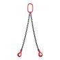 3 metre 7mm 2-Leg Chain Sling with Clevis Sling Hooks Self Locking Type