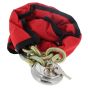 Bulldog MC50 1500mm Chain, 10mm Case Hardened Links c/w Steel Padlock
