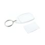 Key Fob, Clear Plastic with 35mm x 24mm Paper Insert