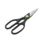 Serrated Cutting Blade Scissors, 8.1/2" Long, Stainless Steel