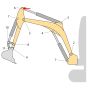 Bush (Position 6) for JCB 18Z-1 Mini Excavators