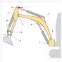 Bush (Position 6) for JCB 8030ZTS Mini Excavators - Non-Genuine