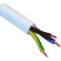 White PVC 3 Core Cable