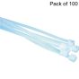 Cable Ties 4.8mm x 120mm White Nylon - 100 Pack