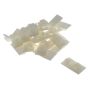 Self Adhesive Plastic Cable Clip 11.5mm - Pack of 50