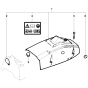Cylinder Cover for Husqvarna 288xp