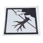 Fish/Tree Environmental Hazard Warning Diamond Label 100mm x 100mm