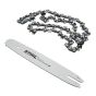 44 Link 3/8P 1.3mm PS3 Chain and 12" Bar Kit for Stihl MSA 200 T & MSA 200 TC-O Chainsaws