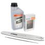 36" .404" 1.6mm (.063") Chain Bar Oil & File for Stihl MS880 Chainsaws
