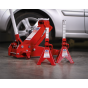 Trolley Jack 3tonne Standard Chassis with Axle Stands (Pair) 3tonne Capacity per Stand Sealey Part No. 3010CX
