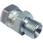 Threaded Connector Male 3/8" BSP to Female 1/2" BSP Adaptor for Plumbing Systems