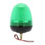 LED Green Flashing Beacon (1/2 Lens) - Single Bolt Fixing