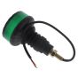 LED Green Flashing Micro Beacon - Flexi DIN Single Bolt Fixing