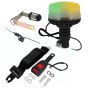 Dual Beacon Orange & Green Twin Side Fixing Spigot Non Retractable Seat Belt Kit