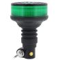 LED Green Flashing Micro Beacon - Flexi DIN Spigot Fixing