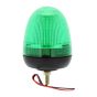 LED Green Flashing Beacon (1/2 Lens) - Single Bolt Fixing