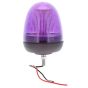 LED Purple Flashing Beacon - Single Bolt Fixing