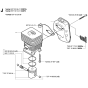 Cylinder & Muffler Assembly