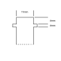 Genuine JCB/Terex Isolator Key - OEM No. 335/D5644