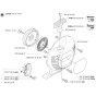 Starter Assembly For Husqvarna 335R Brushcutter