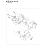 Crankcase Assembly For Husqvarna 335RJX Brushcutter