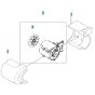 Fan for Husqvarna 340iBT