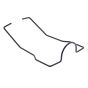 Stopper Hook for Makita LF1000 260mm Cordless Circular Saw - 345548-8