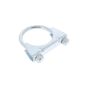 Exhaust Clamp 51mm Outer Diameter Zinc Plated for Ford Type 'U' (Sold Individually)