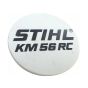 Model Plate for Stihl KM56RC - 4144 967 1505
