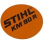 Model Plate for Stihl KM90R - 4180 967 1540