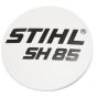 Model Plate for Stihl SH85 - 4229 967 1503