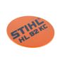 Model Plate for Stihl HL92KC Extended Reach Hedgetrimmers - OEM No. 4243 967 1502