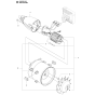Fan Assembly for Husqvarna 436LIB
