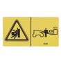 Crush Decal for Genie Machines - Safety Warning Sticker