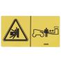 Crush Decal for Genie Machines - Safety Warning Sticker