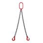 1 metre 8mm 2-Leg Chain Sling with Clevis Sling Hooks with Safety Catch