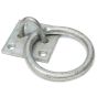 Zinc Plated Rope Lashing Ring ID 50mm x 32mm Screw Centres