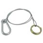 900mm Trailer Breakaway Cable with Carbine Hook - 500 129