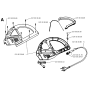 Cover Assembly for Husqvarna 500 H