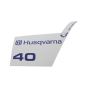 Decal for Husqvarna 40 Chainsaws - OEM No. 503 61 96-05