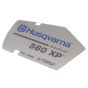 Label for Husqvarna 560XP Chiansaws - Genuine Husqvarna Part - 523 03 56-03