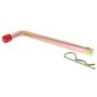 Heel Pin / Fork Pin 150mm x 15mm with R Clip