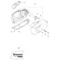 Housing for Husqvarna 536LiR
