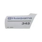 Decal for Husqvarna 340, 340E, 345, 345E Chainsaws - 537 37 05-02