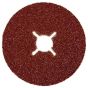60 Grit Aluminium Oxide Fibre Sanding Disc - 4"