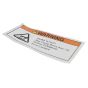 Decal for Husqvarna FS3500 G, FS 410 D, FS413 Floor Saws - 542 16 90-65