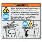 Decal for Husqvarna FS410 D, FS413 Floor Saws - 542 19 05-93