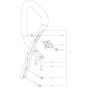 Handle Assembly for Husqvarna 545